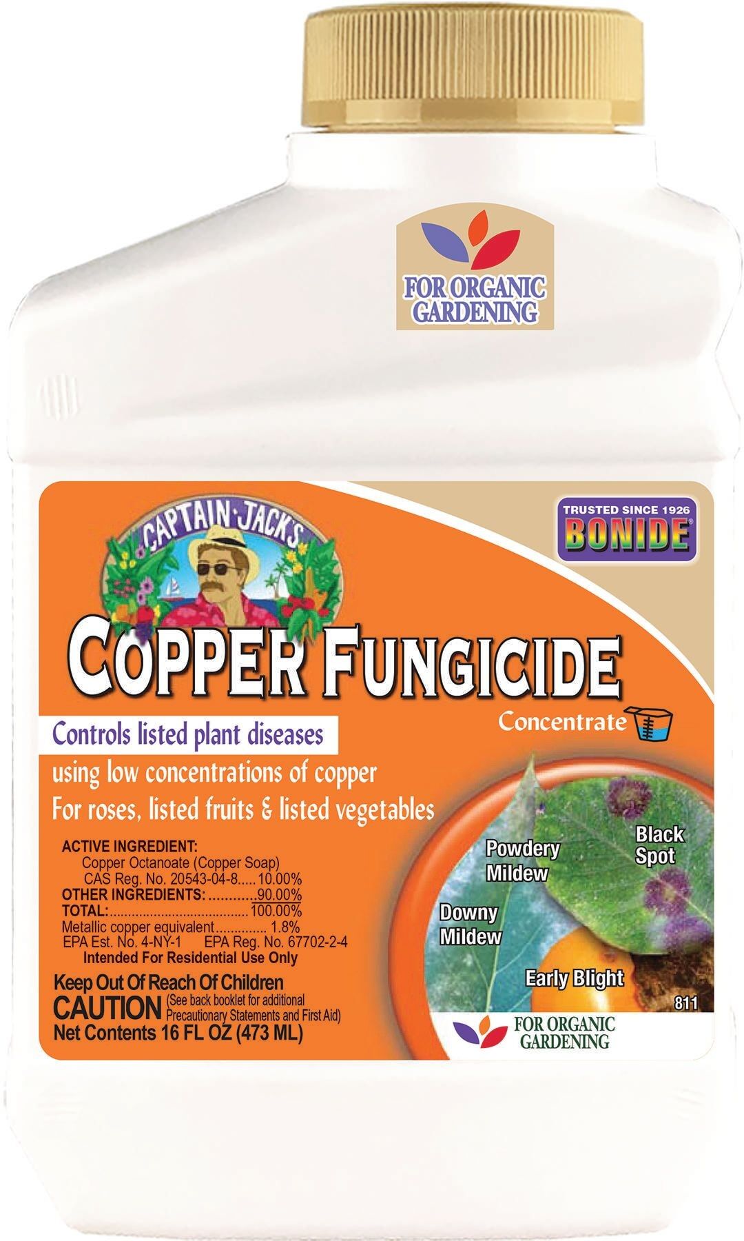 Bonide Captain Jack's Liquid Copper Fungicide Concentrate 16 oz