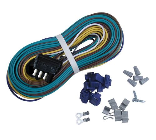 4-Way Wishbone Style 25' Wiring Harness With 4' Truck Connector