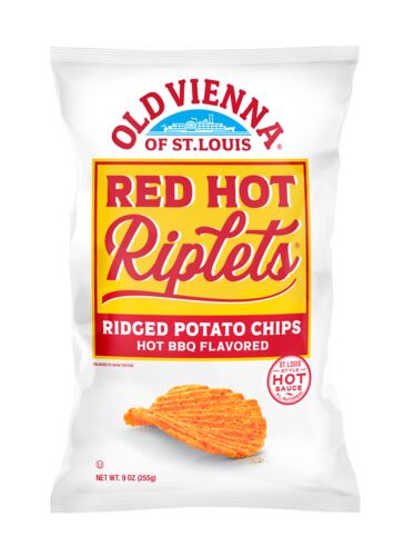 Red Hot Riplets Hot BBQ Flavored Potato Chips 9 oz