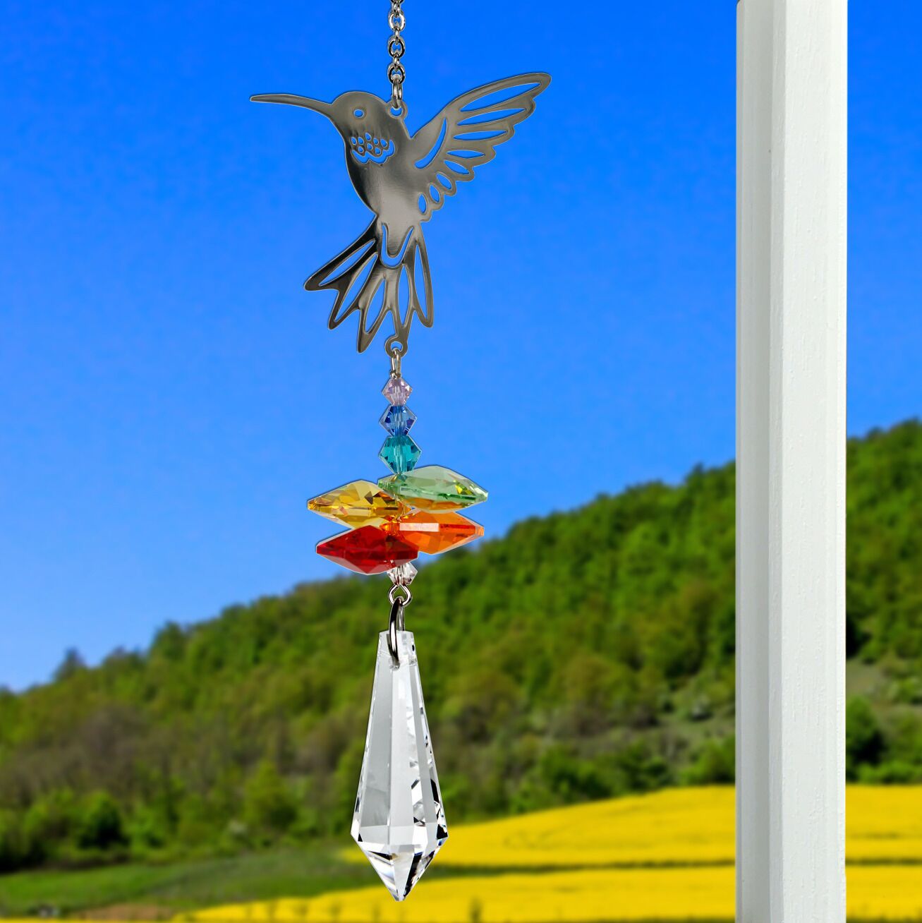 Woodstock Chimes Crystal Fantasy - Hummingbird