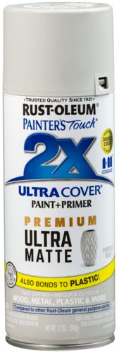 Painter's Touch 2X Ultra Cover Paint + Primer Spray Paint in Matte Perfect Gray - 12 oz