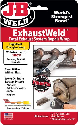 ExhaustWeld Fiberglass Wrap - 2" x 72"