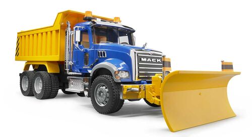 MACK Granite Dump Truck w/ Snow Plow Blade