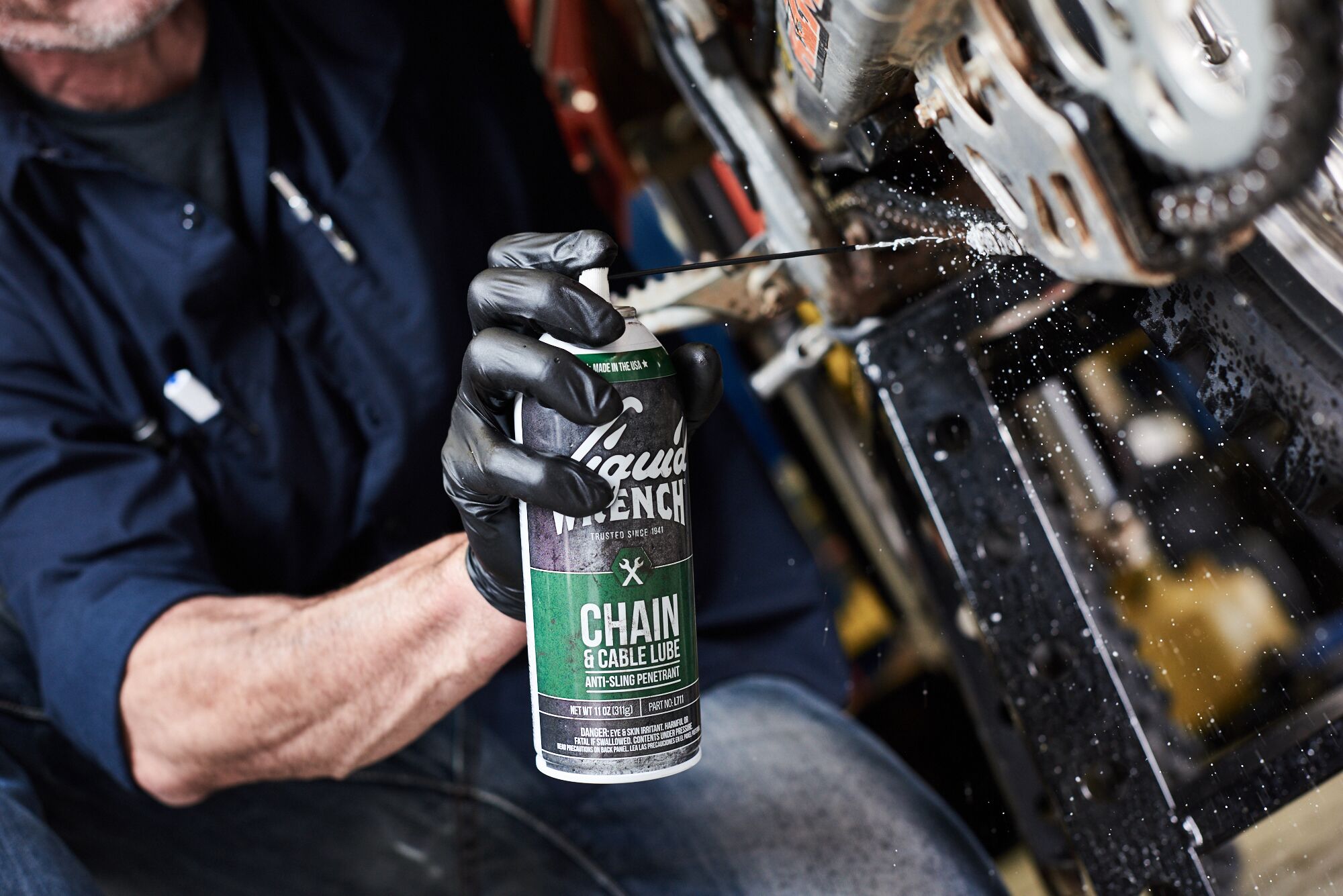 Liquid Chain Liquid Wrench Chain Lubricant - 11 Oz