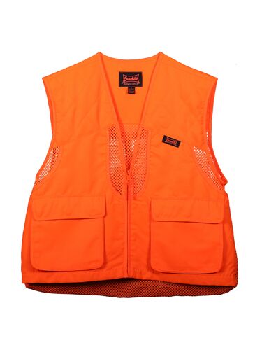 Upland Quail Hunting Vest in Blaze Orange - M