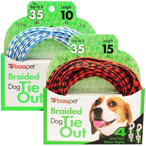 15" Medium Poly Rope Dog Tie Out