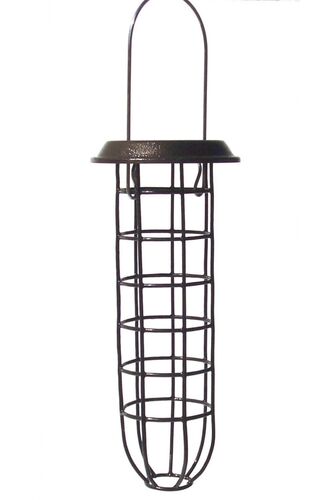 Wire Mesh Suet Ball Feeder With Roof