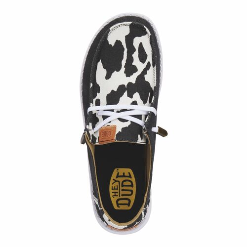 Women's Wendy Cow Print Slip-On Shoes