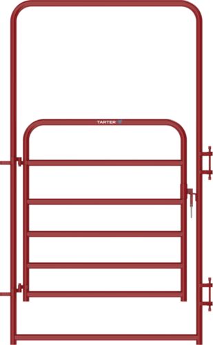 4' Red American Walk-Thru