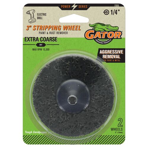 3" Stripping Wheel 2-Pack - Extra Coarse