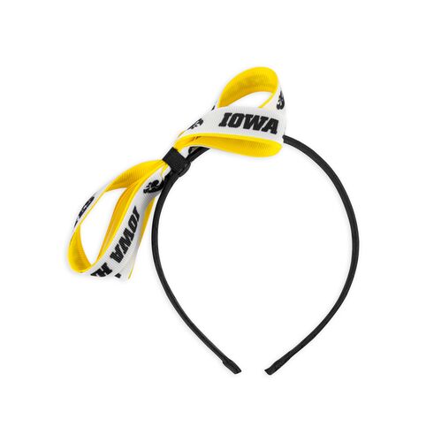 Women's Headband Hawkeyes With Bow