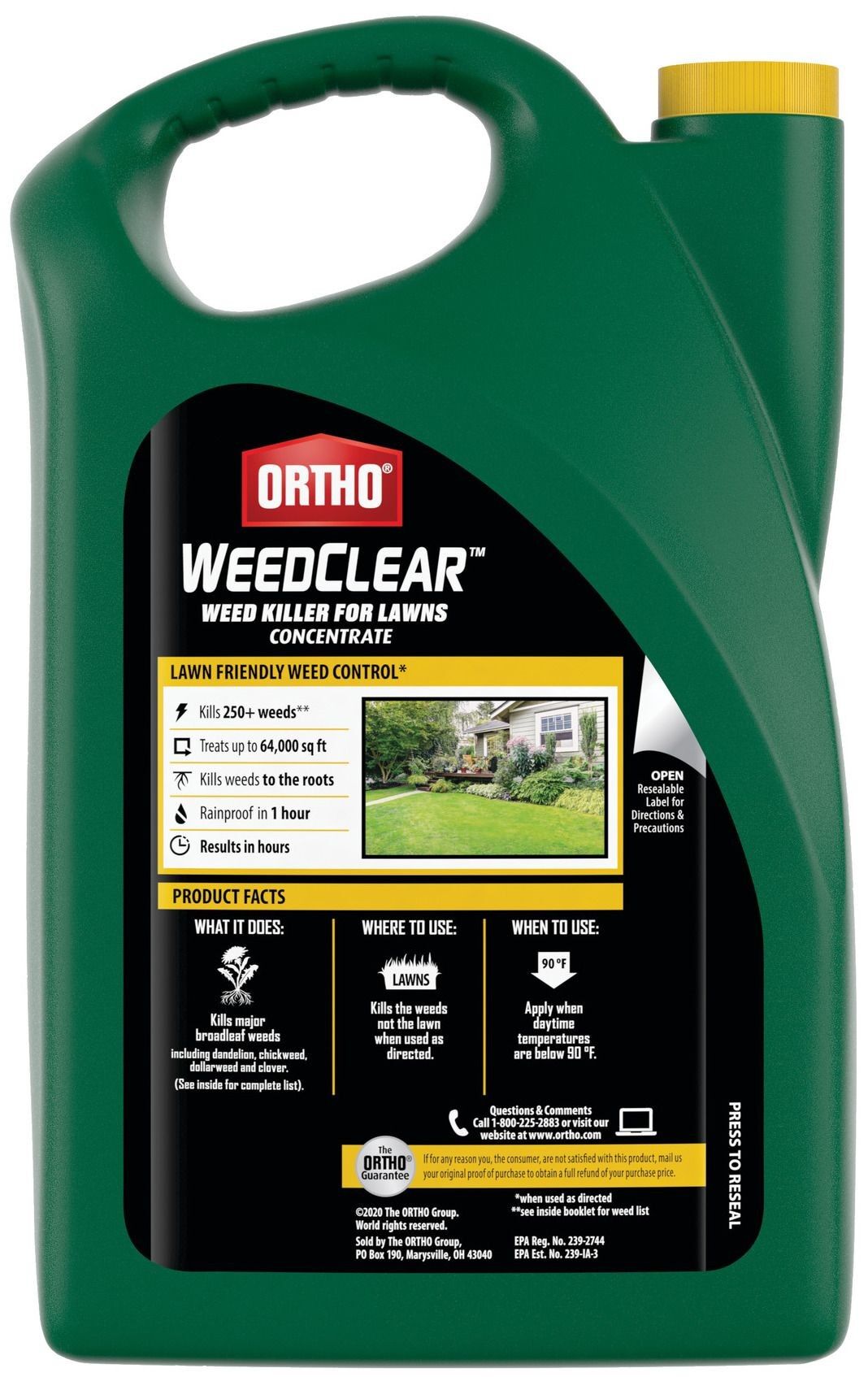 Weedclear Weed Killer for Lawns Concentrate - 1 Gallon