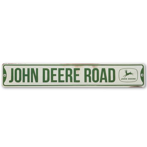 Road Embossed Metal Street Sign