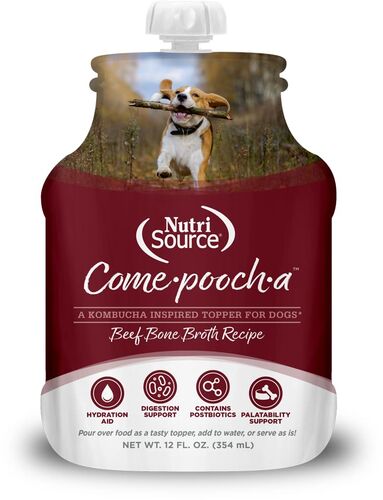 Come-Pooch-A Dog Beef Broth - 12 oz