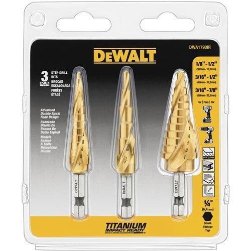 3 Piece Impact ReadyStep Drill Bit
