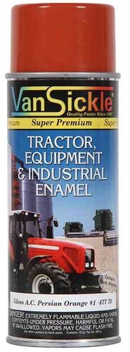 Tractor, Equipment, & Industrial Enamel Spray Paint in Gloss AC Orange #1 - 12 oz