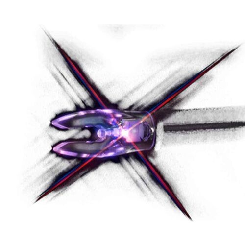 Universal Strobing Red & Blue Lighted Nock - 3-Pack