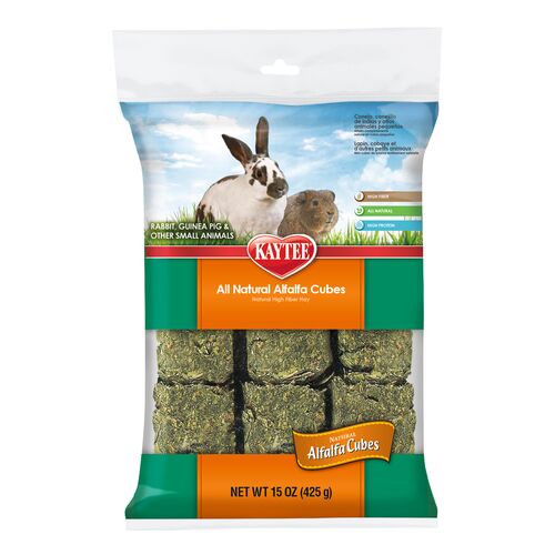 Alfalfa Cubes Small Animal Food - 15 oz