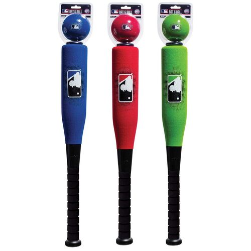 24" Kids Foam Baseball Bat & Ball - Assorted Colors