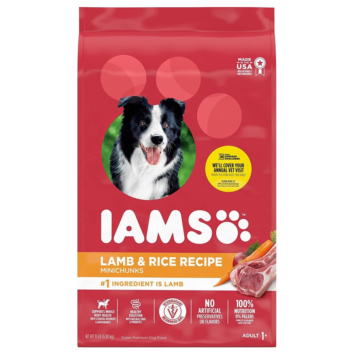 Adult Lamb and Rice Recipe Minichunks Dry Dog Food