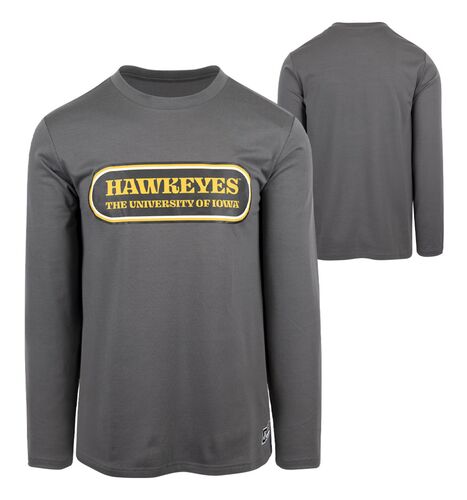 Iowa Edgewood Long-Sleeve T-Shirt in Grey