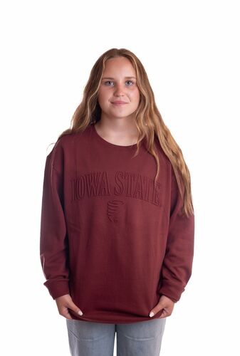 Women's Iowa State Easley Embossed Crew
