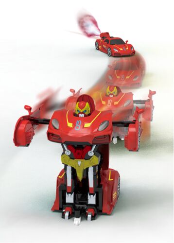 Transforming Robot Racer RC Toy - Assorted
