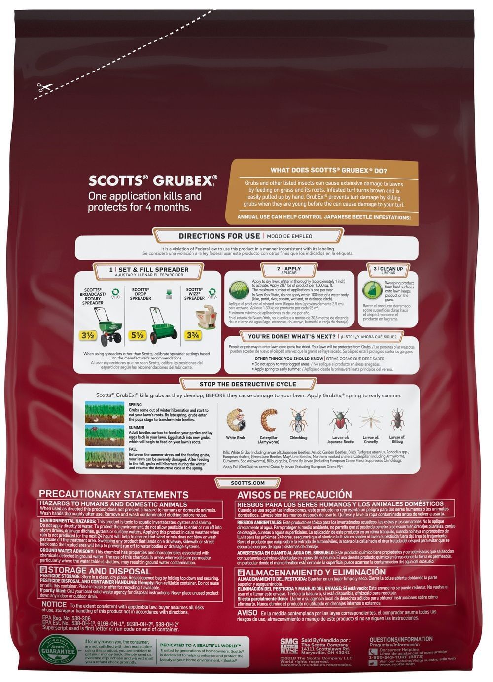 Scotts GrubEX SeasonLong Grub Killer