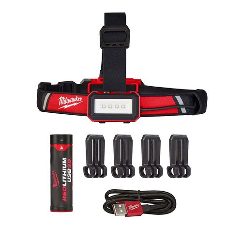 600-Lumen REDLITHIUM USB Low-Profile Rechargeable Headlamp