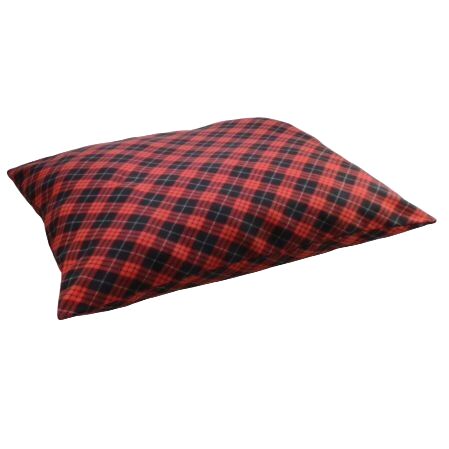 Red Plaid Dog Bed - 30" x 40"