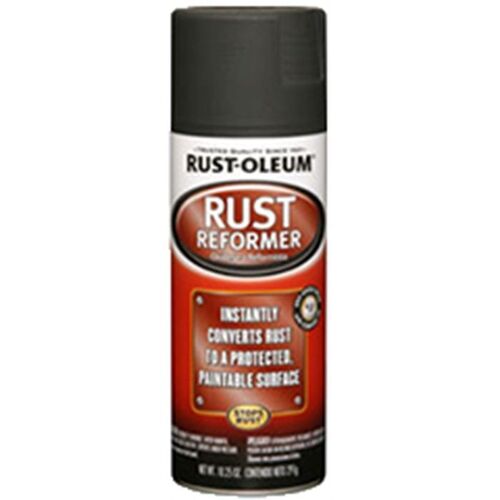 Automotive 10.25 oz Flat-Black Rust Reformer Spray Paint