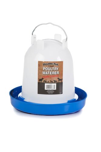 5 Quart Plastic Poultry Waterer