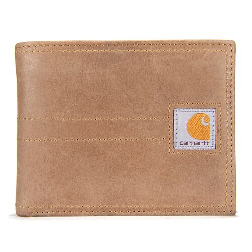 Men's Saddle Leather Bifold Wallet in Brown