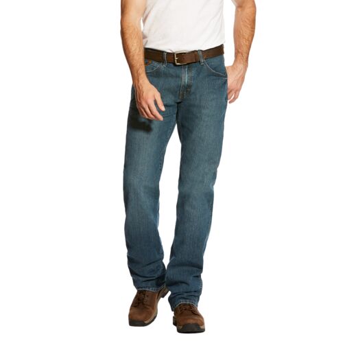 Men's M4 Rebar Relaxed DuraStretch Basic Bootcut Jean in Carbine