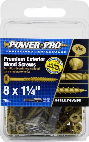 Power Pro Premium Exterior Wood Screws