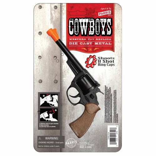 8 Shot Toy Cowboy Pistol Cap Gun