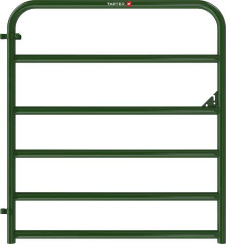 Green American Round Corner Gate