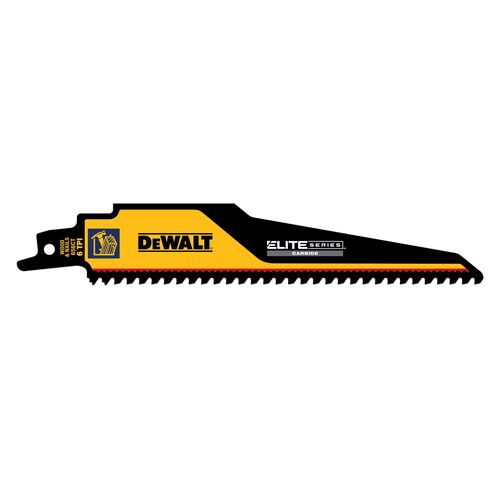 Elite Series 6" 6 TPI Carbide Tip Demolition Reciprocating Saw Blade 1-Pack