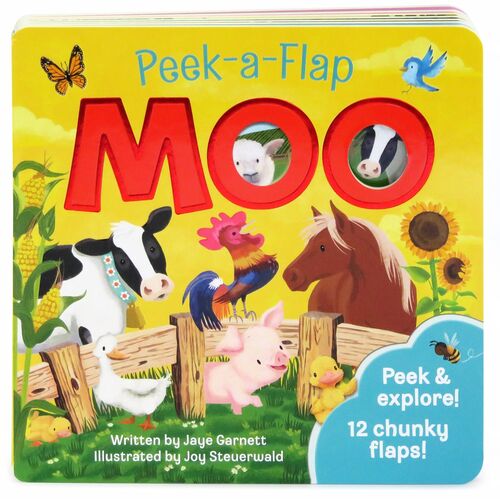 Moo Peek-a-Flap Board Book