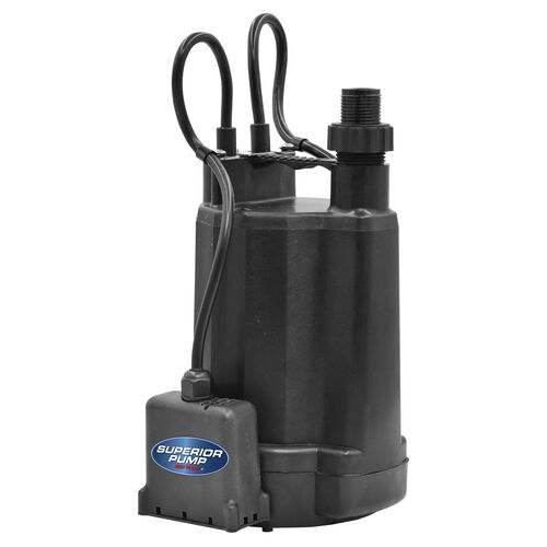 Superior Pump 1/4 HP Thermoplastic Auto Utility Pump