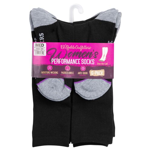 Women's Performance Over The Calf Sock in Black