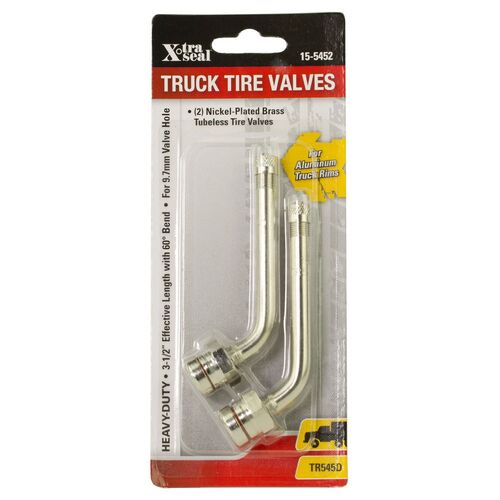 Xtra Seal NickelPlated Brass Truck Valves