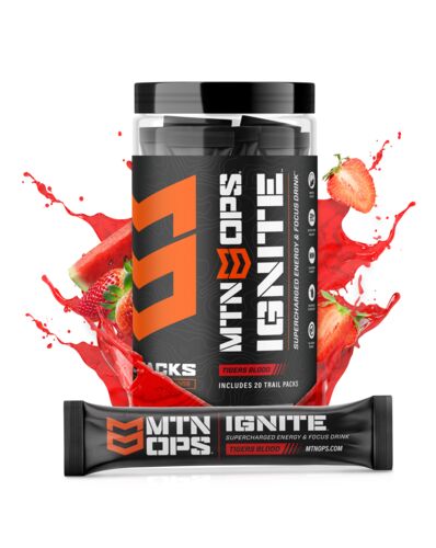 Tigers Blood Hot Ignite Supercharged Energy & Focus Trail Pack