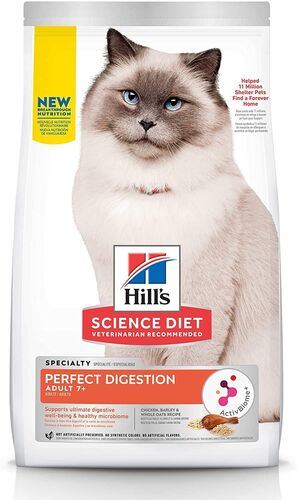Perfect Digestion Chicken Diet Senior Cat Dry Food - 3.5 Lb