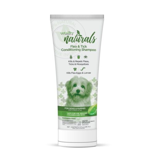 Naturals Flea & Tick Conditioning Shampoo for Dogs - 8 oz
