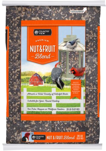 Nut & Fruit Blend Wild Birdseed - 20 Lb