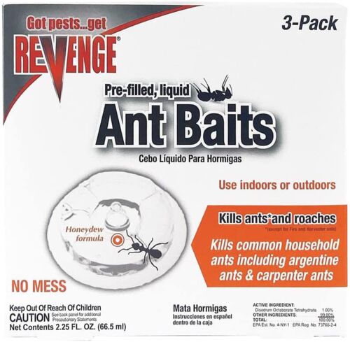 3-Pack Pre-Filled Liquid Ant Bait Stations