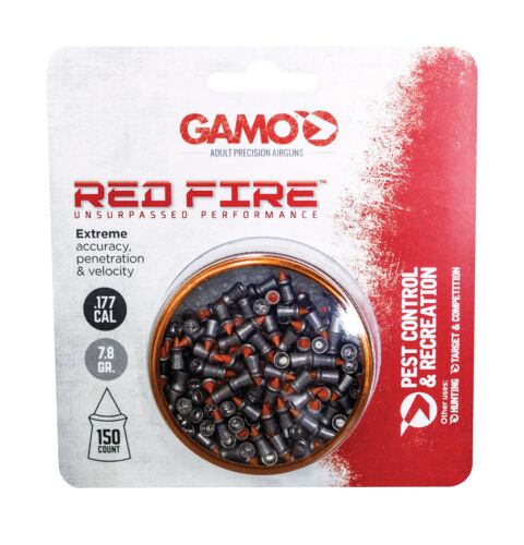 .177 Caliber Tin of 150 Red Fire Airgun Pellets