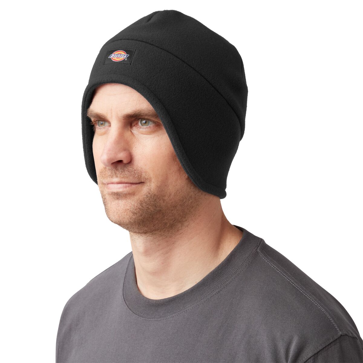 Dickies Men's Hat with Mask in Black