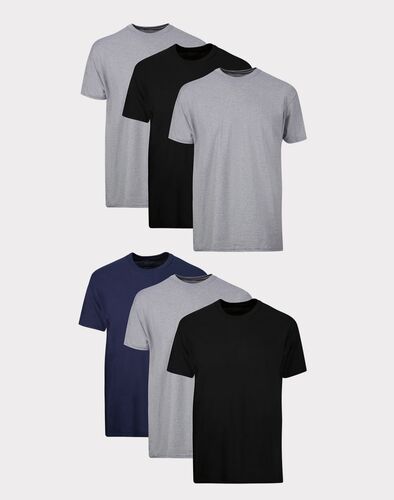 Men's 6-Pack Moisture-Wicking Undershirts